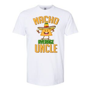 Funny Family Nacho Average Uncle  Softstyle CVC T-Shirt