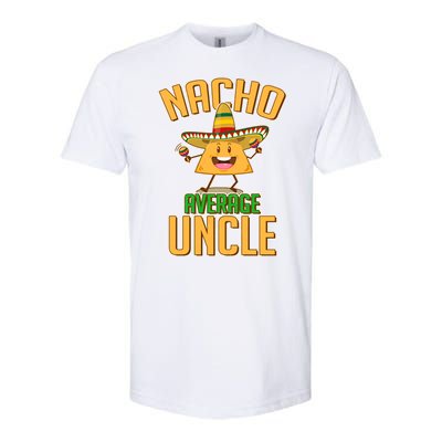 Funny Family Nacho Average Uncle  Softstyle® CVC T-Shirt