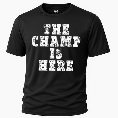 Funny Fantasy Football The Champ Is Here Cooling Performance Crew T-Shirt