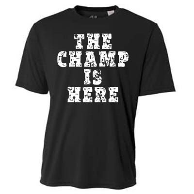 Funny Fantasy Football The Champ Is Here Cooling Performance Crew T-Shirt