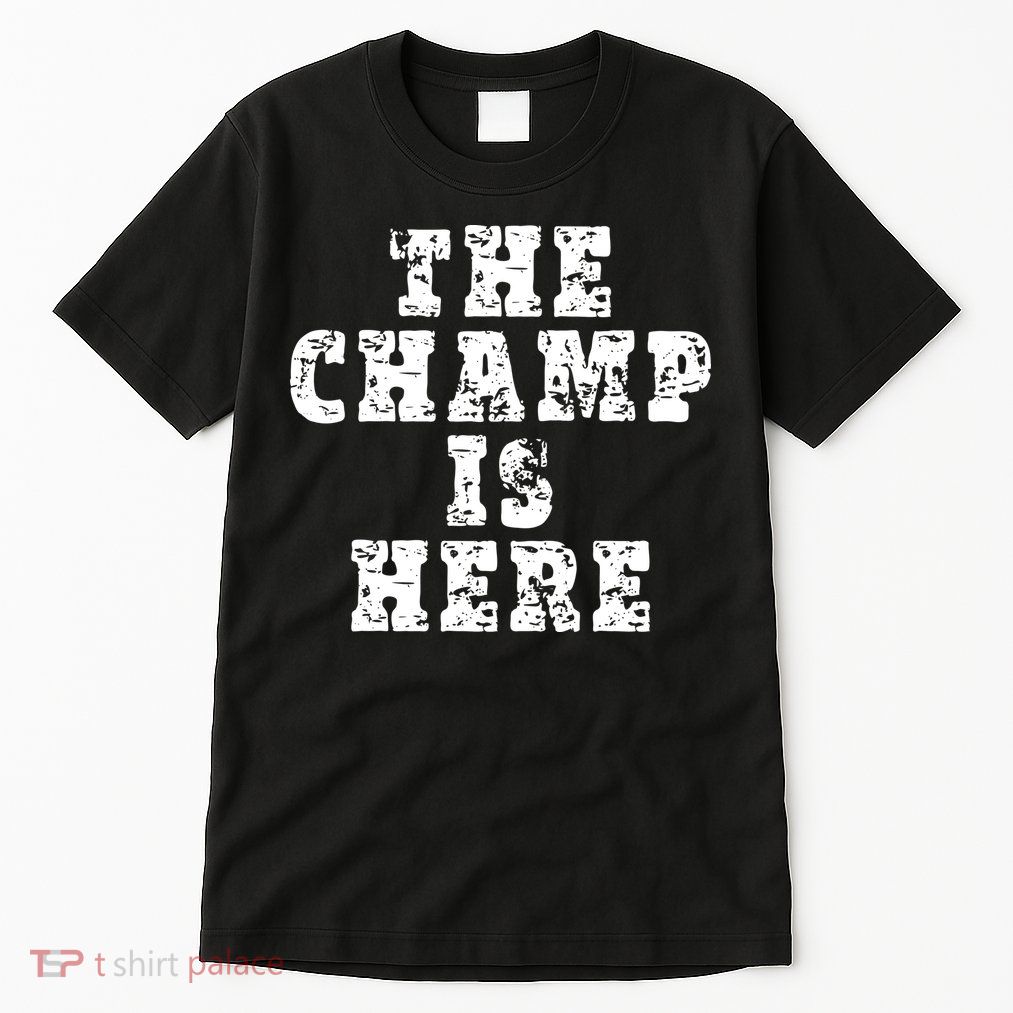 Funny Fantasy Football The Champ Is Here Tall T-Shirt