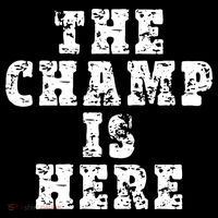 Funny Fantasy Football The Champ Is Here Button