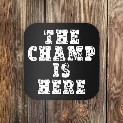 Funny Fantasy Football The Champ Is Here Coaster