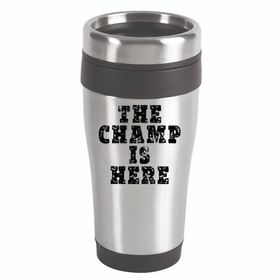 Funny Fantasy Football The Champ Is Here 16oz Travel Tumbler