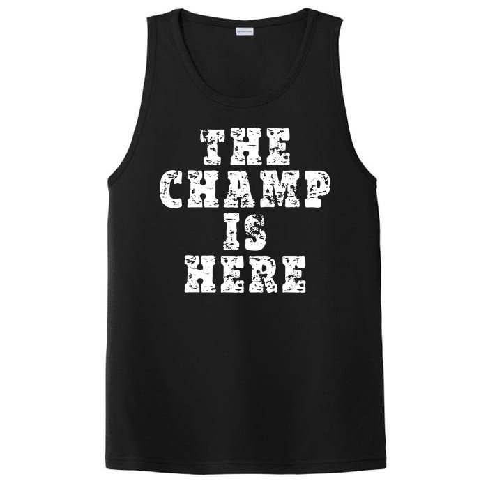 Funny Fantasy Football The Champ Is Here PosiCharge Competitor Tank