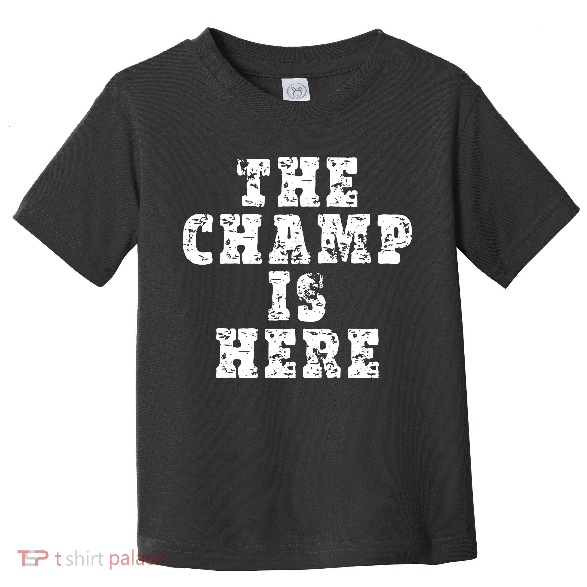 Funny Fantasy Football The Champ Is Here Toddler T-Shirt