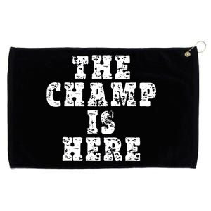 Funny Fantasy Football The Champ Is Here Grommeted Golf Towel