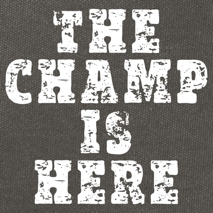 Funny Fantasy Football The Champ Is Here Cotton Canvas Backpack