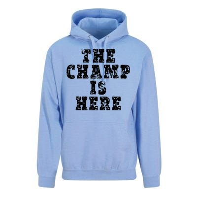 Funny Fantasy Football The Champ Is Here Unisex Surf Hoodie