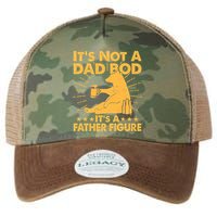 Funny Father Figure It's Not A Dad Bod Bear Legacy Tie Dye Trucker Hat