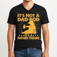 Funny Father Figure It's Not A Dad Bod Bear V-Neck T-Shirt