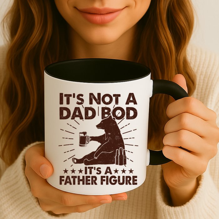 Funny Father Figure It's Not A Dad Bod Bear Mug