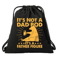 Funny Father Figure It's Not A Dad Bod Bear Drawstring Bag