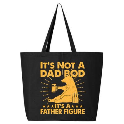 Funny Father Figure It's Not A Dad Bod Bear 25L Jumbo Tote
