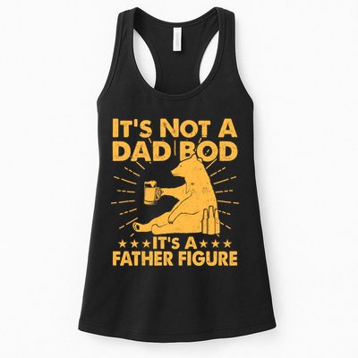 Funny Father Figure It's Not A Dad Bod Bear Womens Tank Top