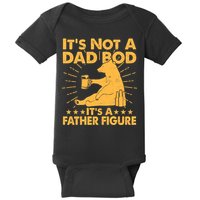 Funny Father Figure It's Not A Dad Bod Bear Baby Bodysuit
