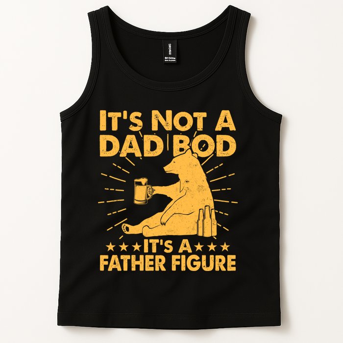 Funny Father Figure It's Not A Dad Bod Bear Tank Top