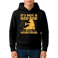 Funny Father Figure It's Not A Dad Bod Bear Kids Hoodie