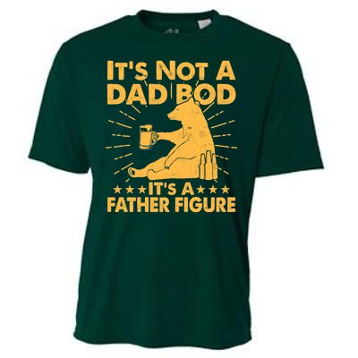 Funny Father Figure It's Not A Dad Bod Bear Cooling Performance Crew T-Shirt