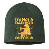 Funny Father Figure It's Not A Dad Bod Bear Sustainable Beanie