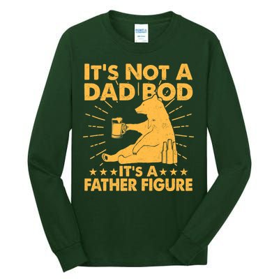 Funny Father Figure It's Not A Dad Bod Bear Tall Long Sleeve T-Shirt