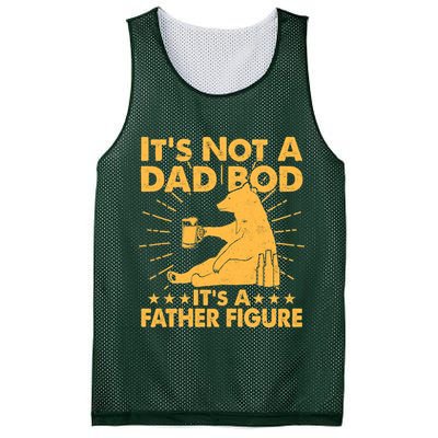 Funny Father Figure It's Not A Dad Bod Bear Mesh Reversible Basketball Jersey Tank