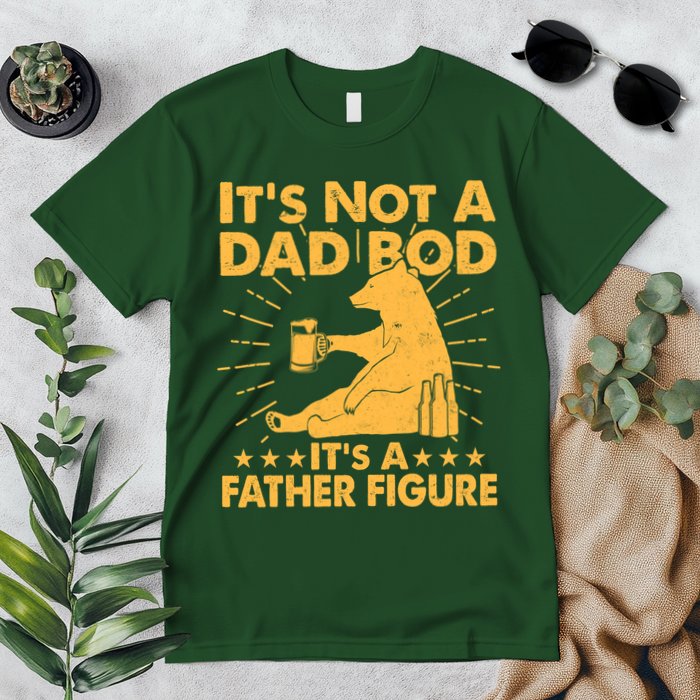 Funny Father Figure It's Not A Dad Bod Bear Premium T-Shirt