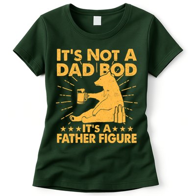 Funny Father Figure It's Not A Dad Bod Bear Womens T-Shirt