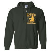 Funny Father Figure It's Not A Dad Bod Bear Full Zip Hoodie