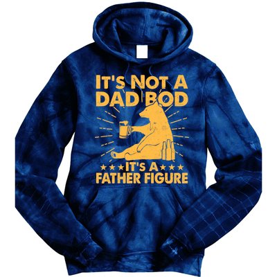 Funny Father Figure It's Not A Dad Bod Bear Tie Dye Hoodie