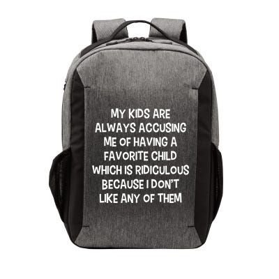 Funny Favorite Child Dad Quote Vector Backpack