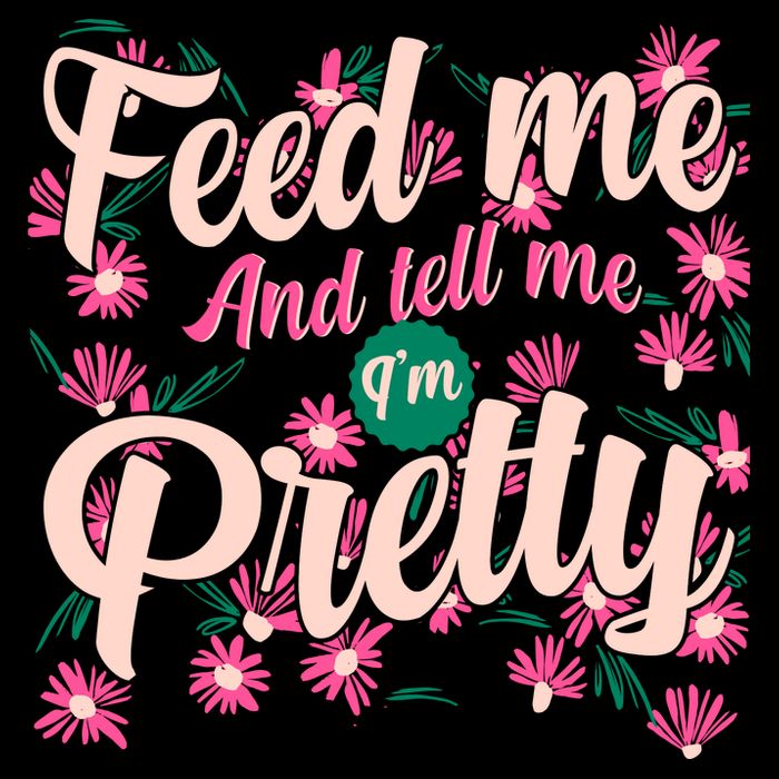Funny Feed Me And Tell Me I'm Pretty Wool Snapback Cap