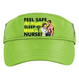 Funny Feel Safe at Night Sleep With a Nurse! Adult Drive Performance Visor