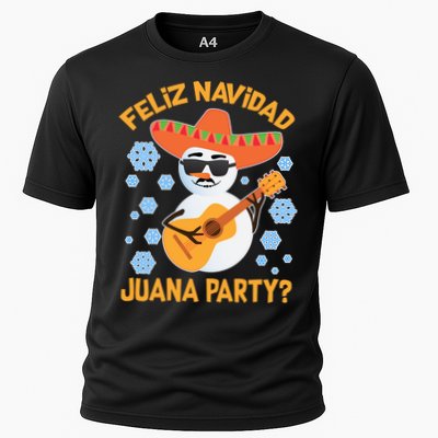 Funny Feliz Navidad Juana Party Snowman Performance Shirt
