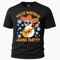 Funny Feliz Navidad Juana Party Snowman Cooling Performance Crew T-Shirt