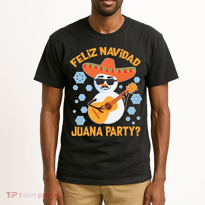 Funny Feliz Navidad Juana Party Snowman Tall T-Shirt