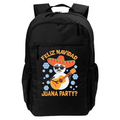 Funny Feliz Navidad Juana Party Snowman Backpack