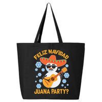Funny Feliz Navidad Juana Party Snowman 25L Jumbo Tote