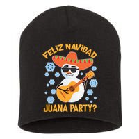 Funny Feliz Navidad Juana Party Snowman Short Acrylic Beanie