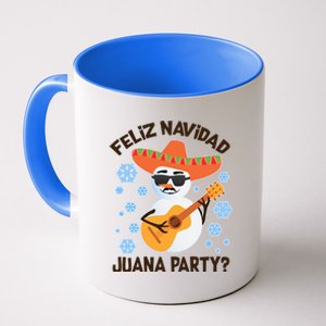 Funny Feliz Navidad Juana Party Snowman Coffee Mug