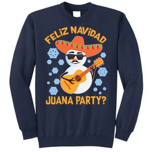 Funny Feliz Navidad Juana Party Snowman Sweatshirt