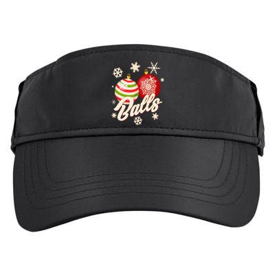 Funny Festive Christmas Balls Adult Drive Performance Visor