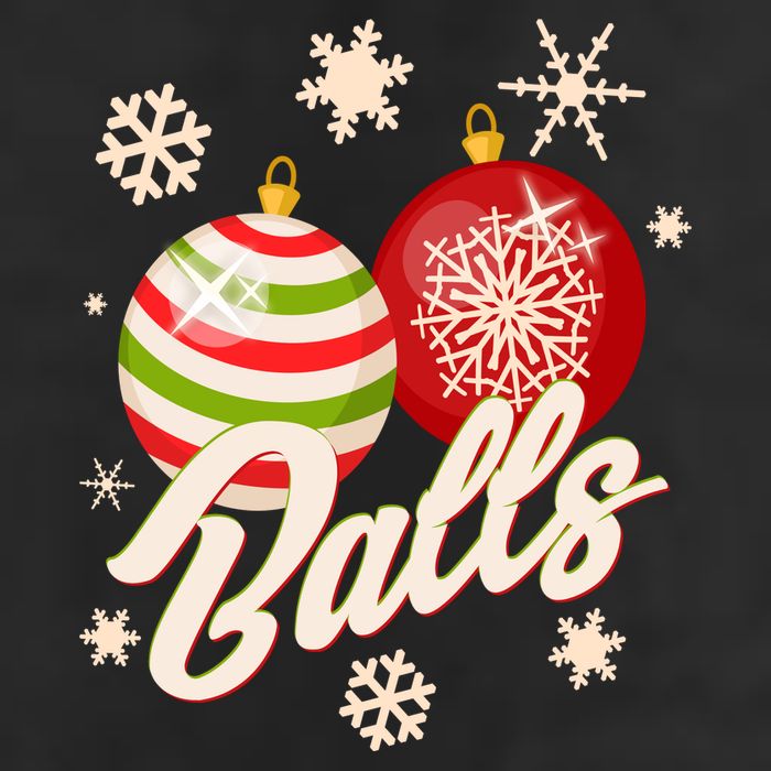 Funny Festive Christmas Balls Adult Drive Performance Visor