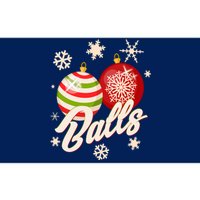 Funny Festive Christmas Balls Bumper Sticker