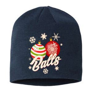 Funny Festive Christmas Balls Sustainable Beanie