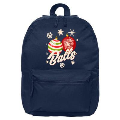 Funny Festive Christmas Balls 16 in Basic Backpack