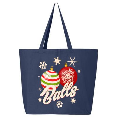 Funny Festive Christmas Balls 25L Jumbo Tote