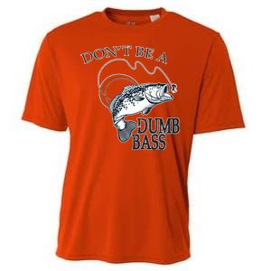 Funny Fishing - Don't Be A Dumb Bass Cooling Performance Crew T-Shirt