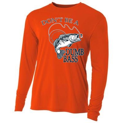 Funny Fishing - Don't Be A Dumb Bass Cooling Performance Long Sleeve Crew