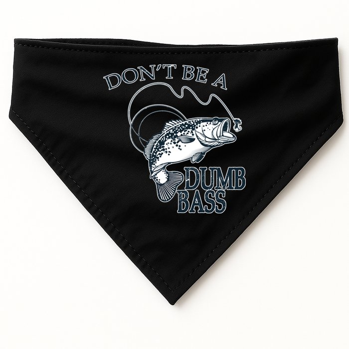 Funny Fishing - Don't Be A Dumb Bass USA-Made Doggie Bandana